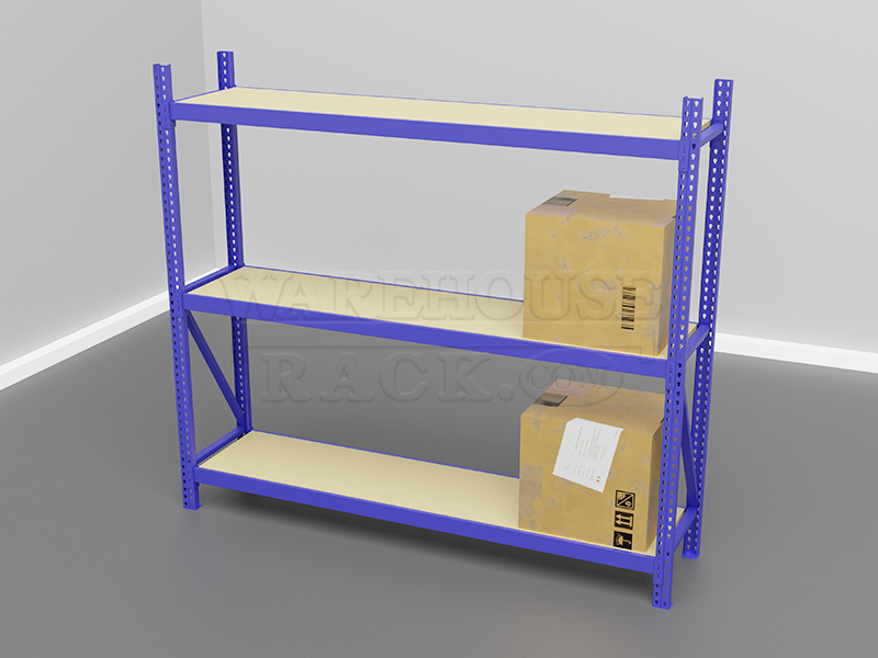 TEARDROP PALLET RACK WITH PARTICLE BOARD